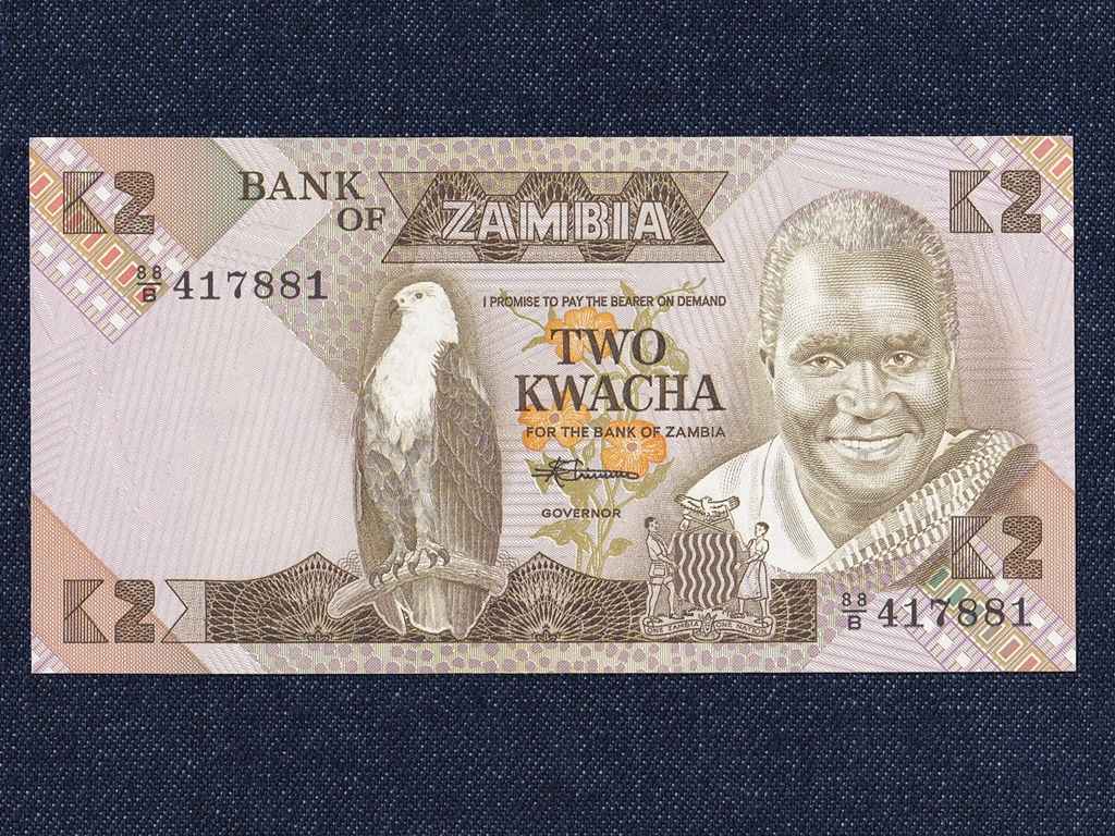 Zambia 2 Kwacha bankjegy