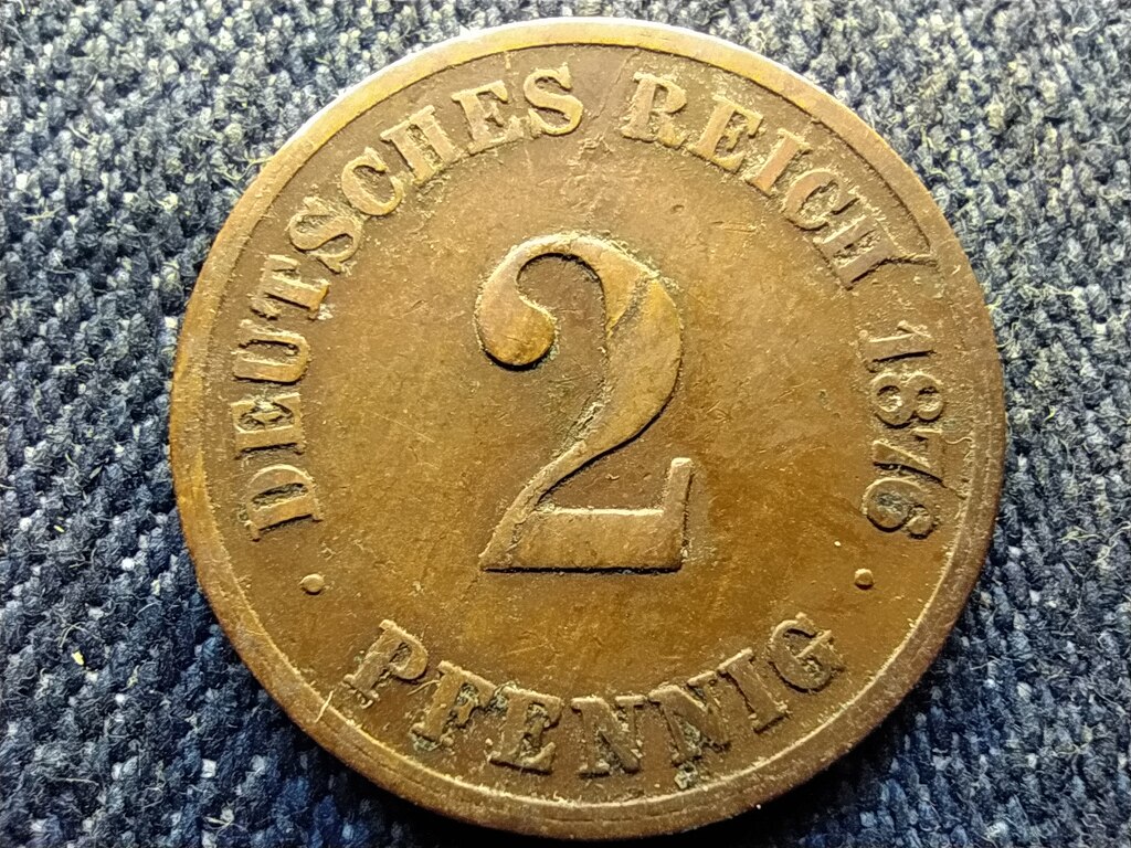 N&eacute;metorsz&aacute;g M&aacute;sodik Birodalom I. Vilmos (1871-1888) 2 Pfennig