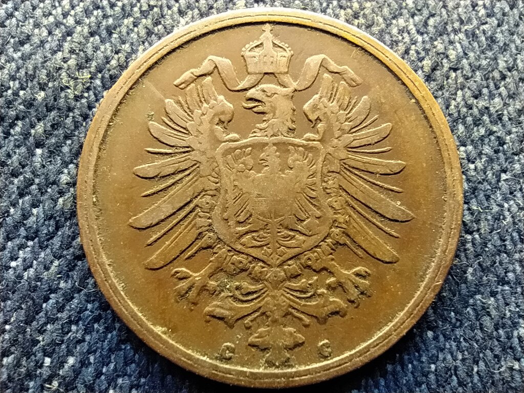 N&eacute;metorsz&aacute;g M&aacute;sodik Birodalom I. Vilmos (1871-1888) 2 Pfennig