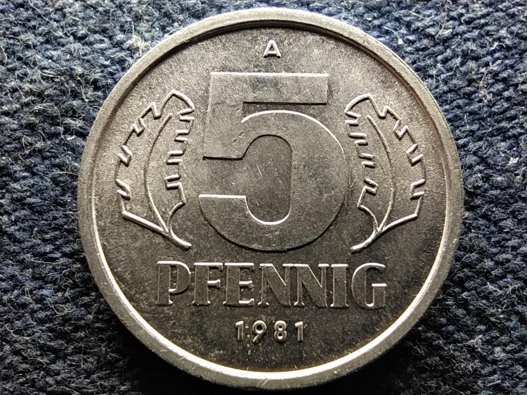 N&eacute;metorsz&aacute;g NDK (1949-1990) 5 Pfennig