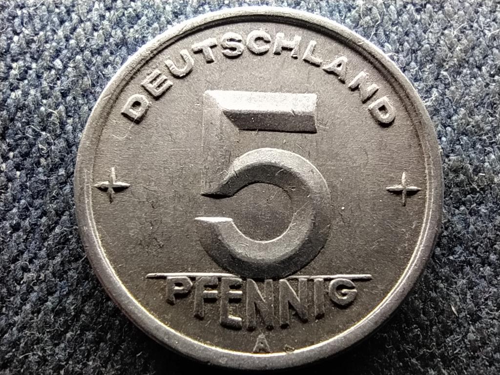 N&eacute;metorsz&aacute;g NDK (1949-1990) 5 Pfennig