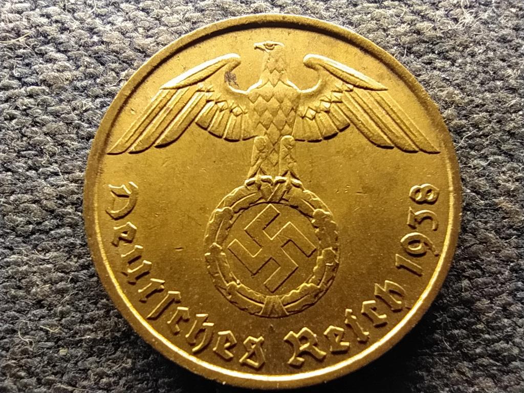 N&eacute;metorsz&aacute;g Horogkeresztes 5 birodalmi pfennig