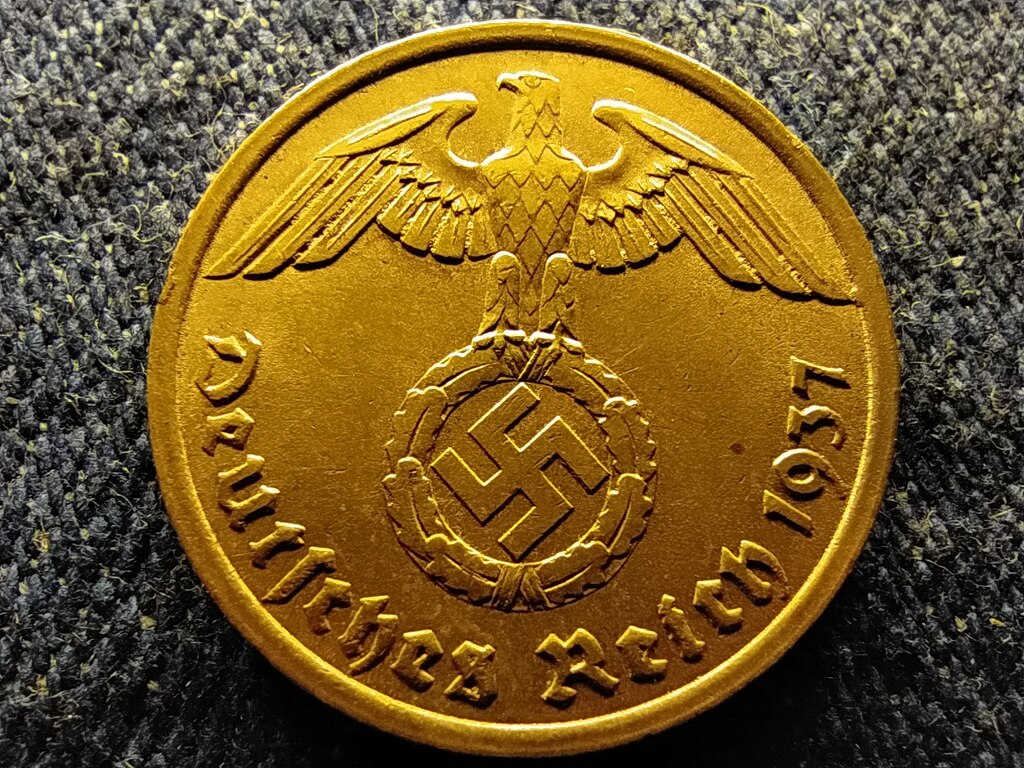 N&eacute;metorsz&aacute;g Horogkeresztes 10 birodalmi pfennig