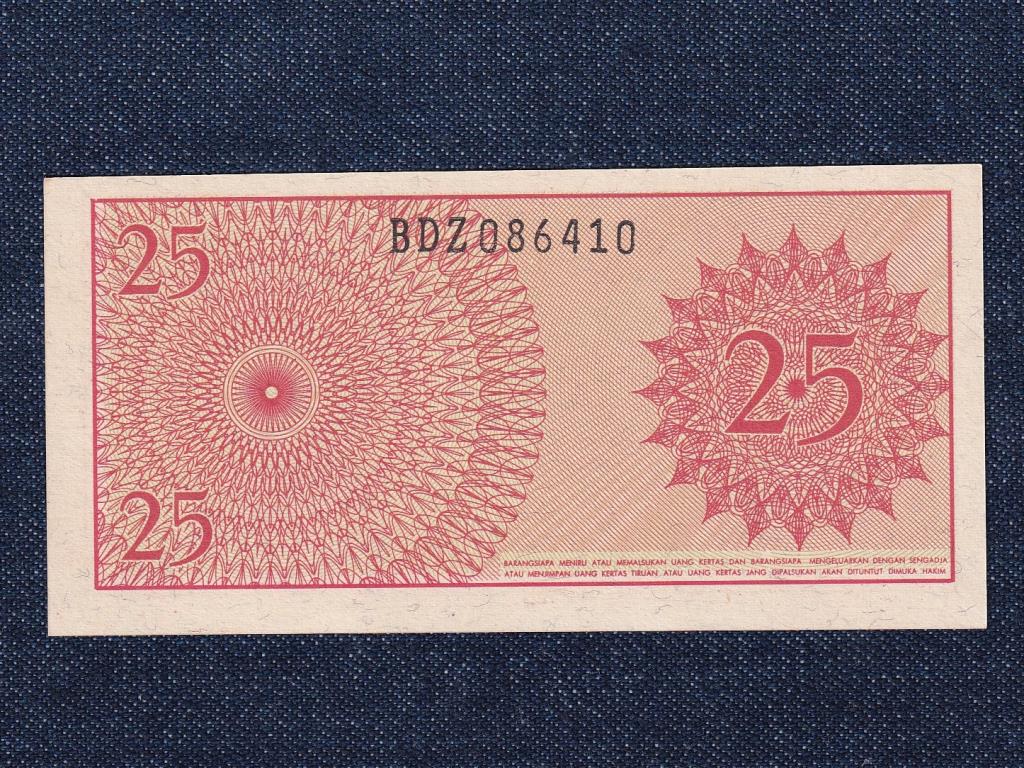 Indon&eacute;zia 25 Sen bankjegy
