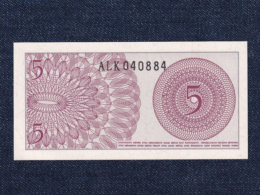Indon&eacute;zia 5 Sen bankjegy