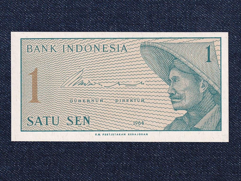 Indon&eacute;zia 1 Sen bankjegy