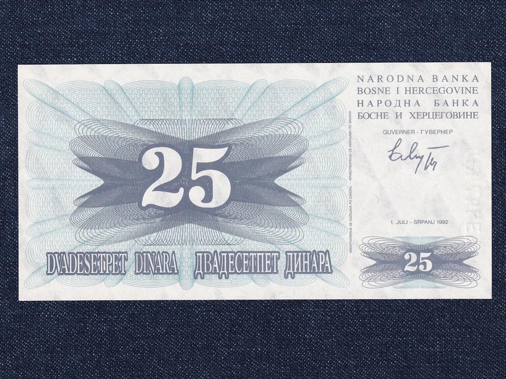Bosznia-Hercegovina K&ouml;zt&aacute;rsas&aacute;g (1992-0) 25 D&iacute;n&aacute;r bankjegy