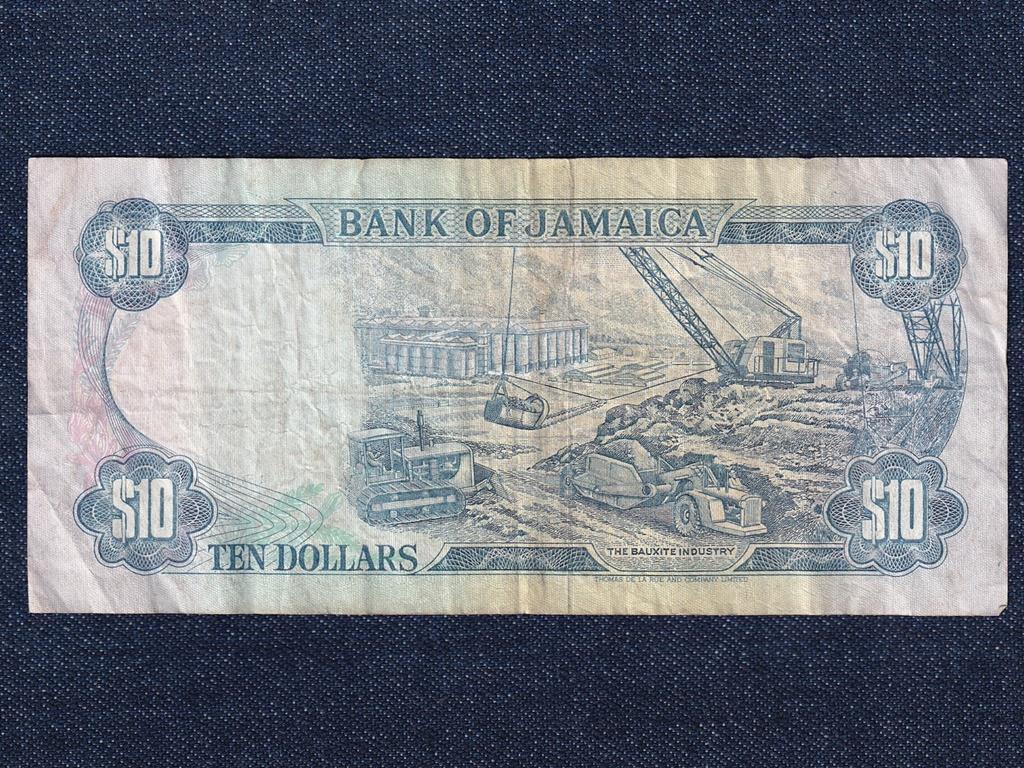Jamaica 10 Doll&aacute;r bankjegy