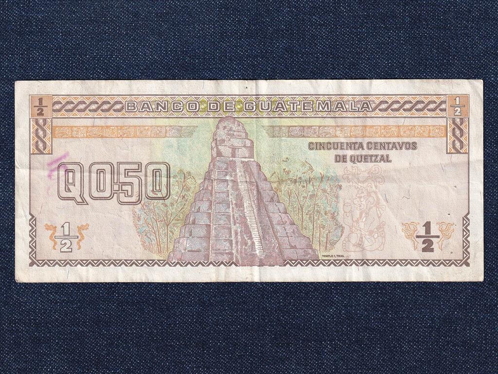 Guatemala 0.5 Quetzal bankjegy