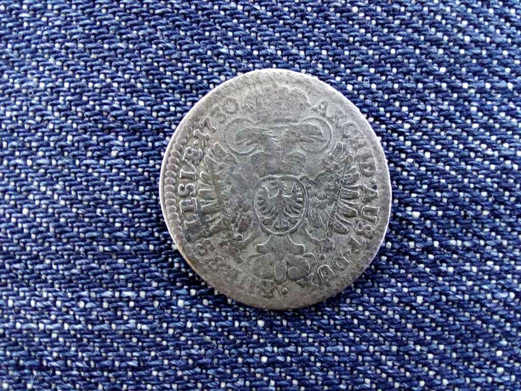 N&eacute;met-R&oacute;mai Birodalom Breslau Karl VI. cs&aacute;sz&aacute;r (1711-1740) ez&uuml;st 3 krajc&aacute;r