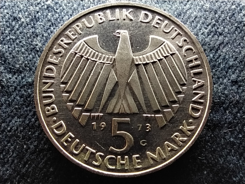 N&eacute;metorsz&aacute;g 125 &eacute;ves a Frankfurti Nemzetgyűl&eacute;s .625 ez&uuml;st 5 M&aacute;rka