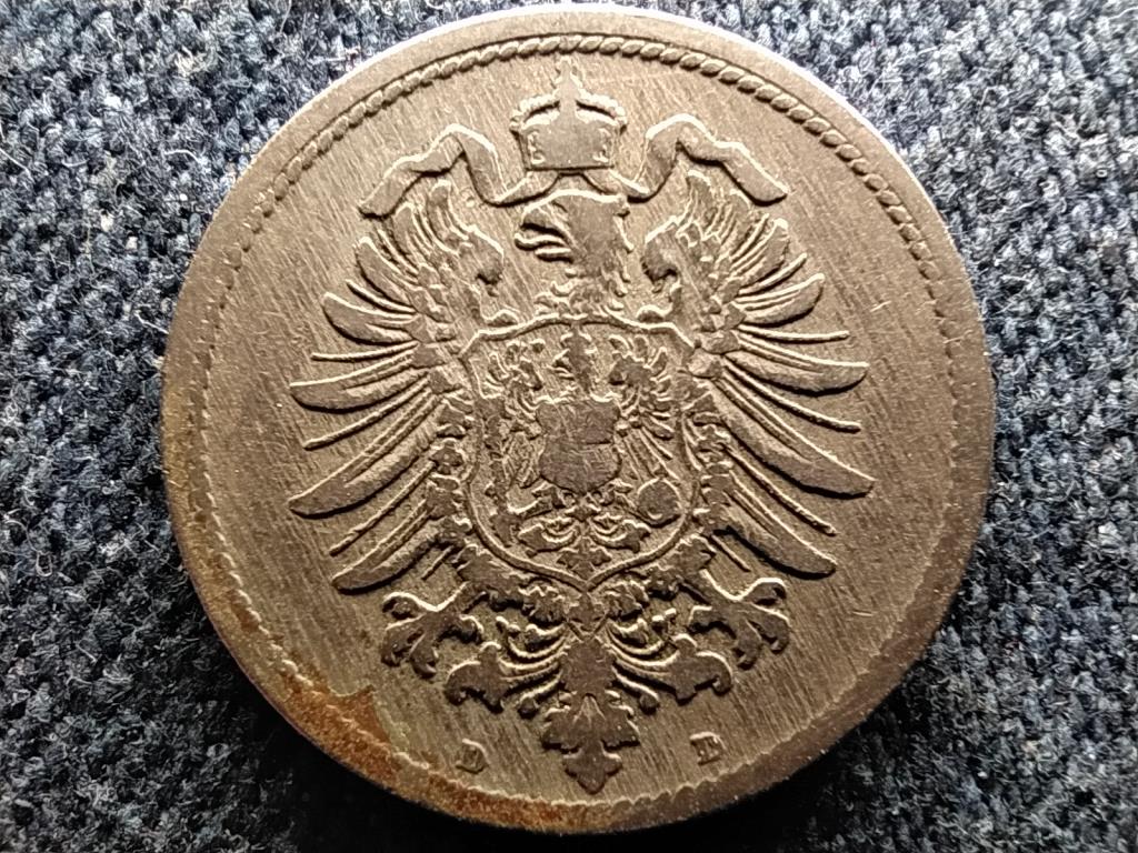 N&eacute;metorsz&aacute;g M&aacute;sodik Birodalom I. Vilmos (1871-1888) 10 Pfennig