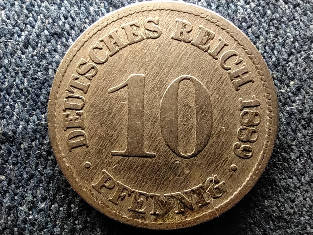 N&eacute;metorsz&aacute;g M&aacute;sodik Birodalom I. Vilmos (1871-1888) 10 Pfennig