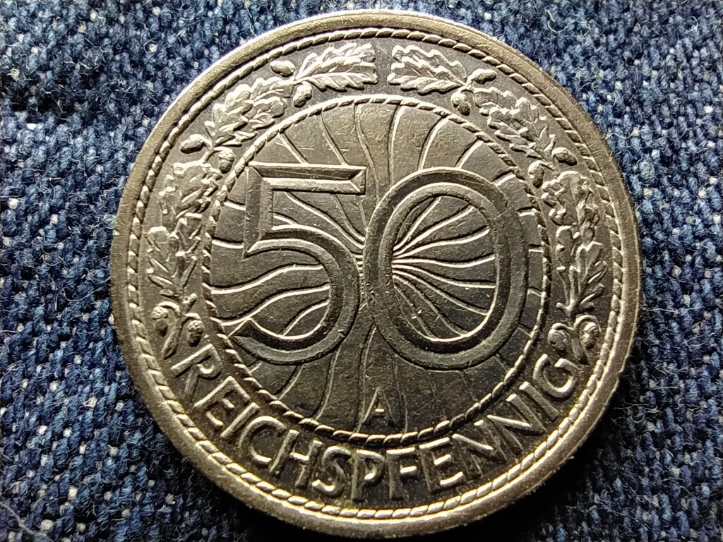 N&eacute;metorsz&aacute;g Weimari K&ouml;zt&aacute;rsas&aacute;g (1919-1933) 50 birodalmi pfennig