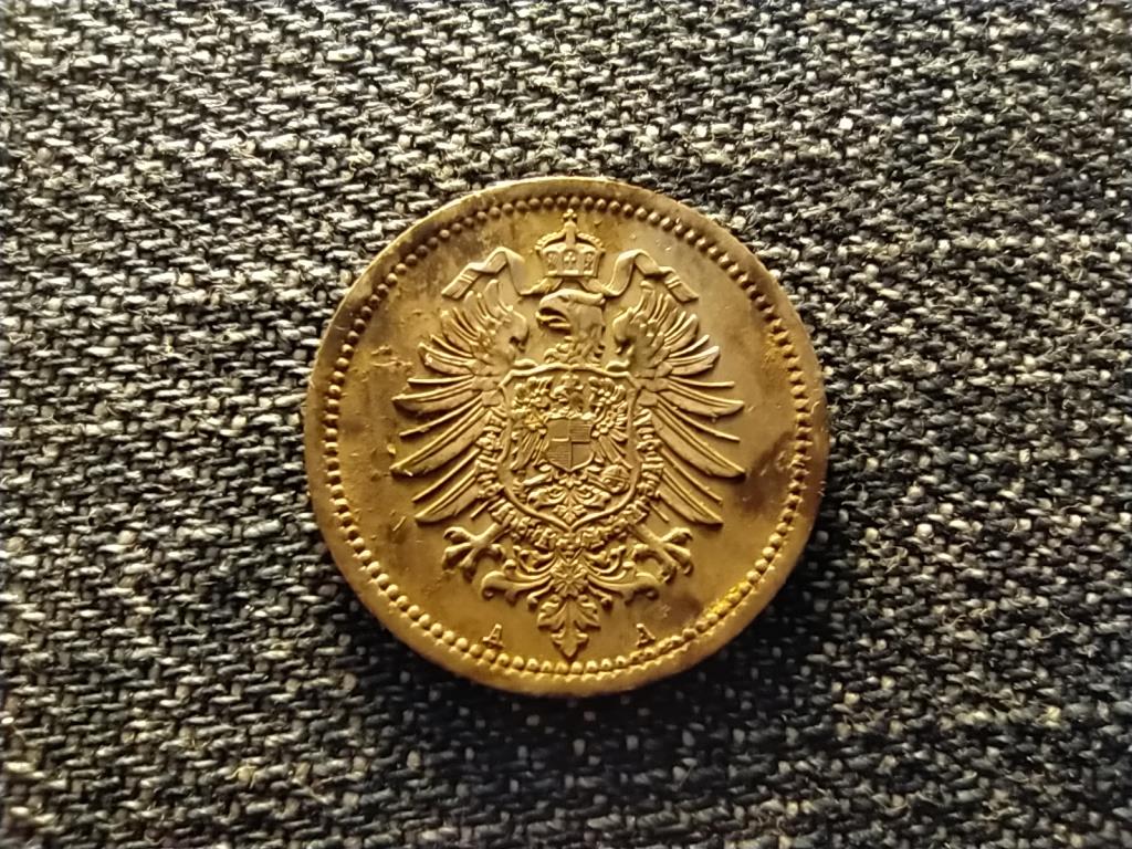 N&eacute;metorsz&aacute;g M&aacute;sodik Birodalom I. Vilmos (1871-1888) .900 ez&uuml;st 50 Pfennig