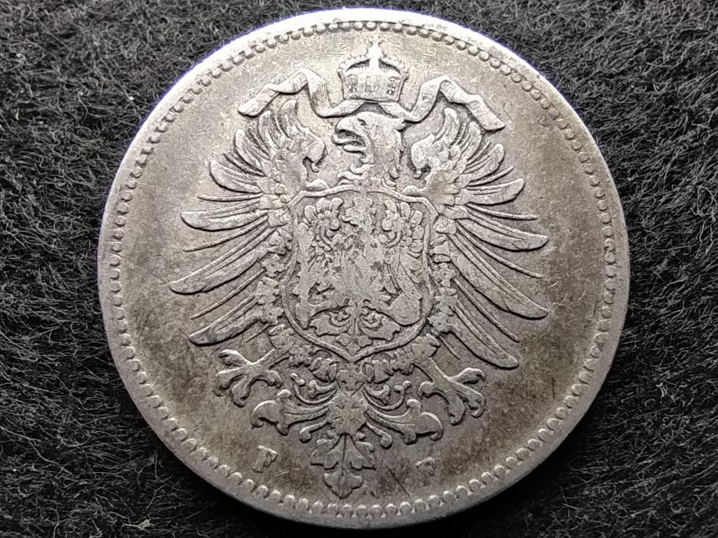 N&eacute;metorsz&aacute;g M&aacute;sodik Birodalom I. Vilmos (1871-1888) .900 ez&uuml;st 1 M&aacute;rka