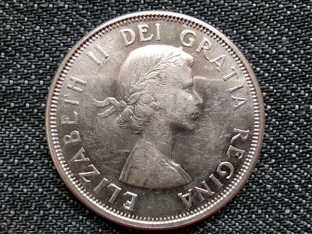 Kanada II. Erzs&eacute;bet .800 ez&uuml;st 50 Cent