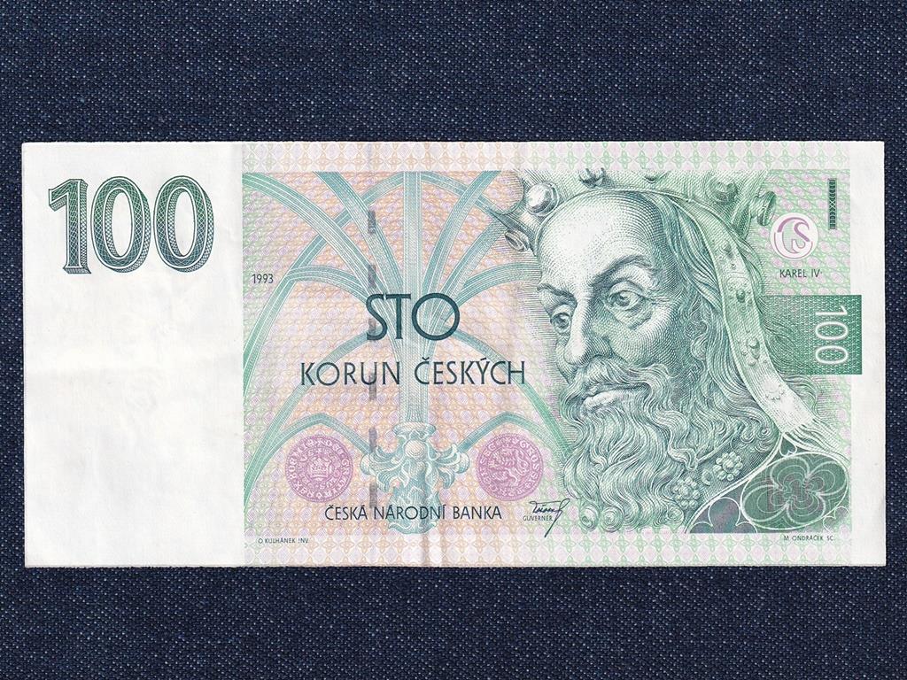 Csehorsz&aacute;g K&ouml;zt&aacute;rsas&aacute;g (1993-) 100 Korona bankjegy