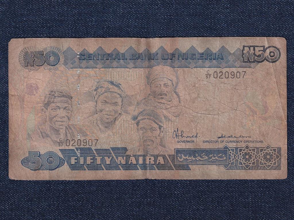 Nig&eacute;ria 50 naira bankjegy