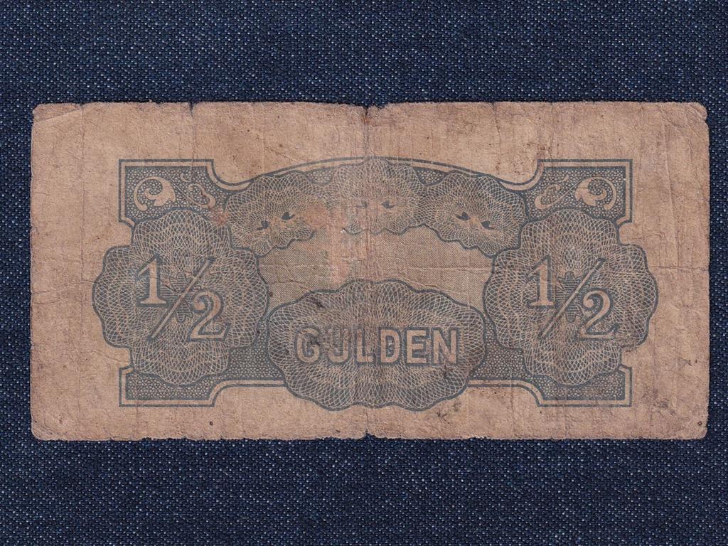 Holland Kelet India Jap&aacute;n megsz&aacute;ll&aacute;s 1/2 gulden bankjegy