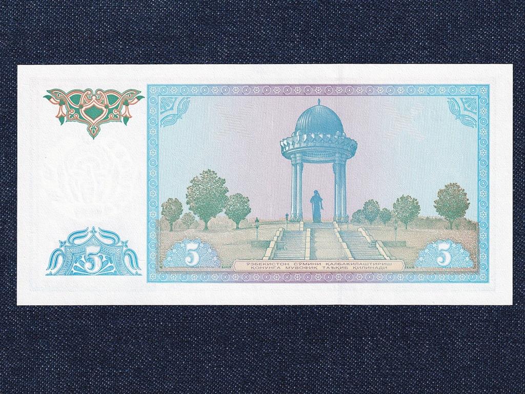 &Uuml;zbegiszt&aacute;n 5 som bankjegy