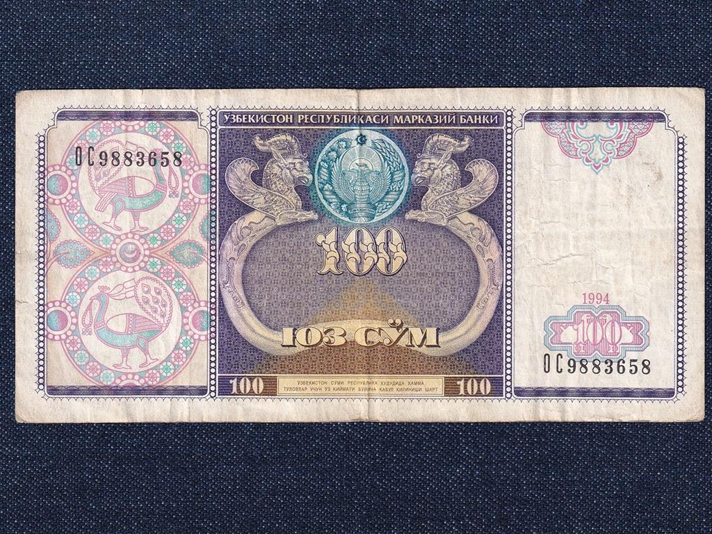 &Uuml;zbegiszt&aacute;n 100 som bankjegy