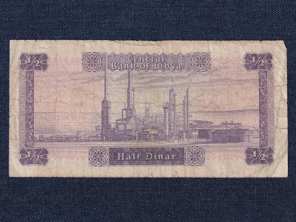 L&iacute;bia 1/2 d&iacute;n&aacute;r bankjegy