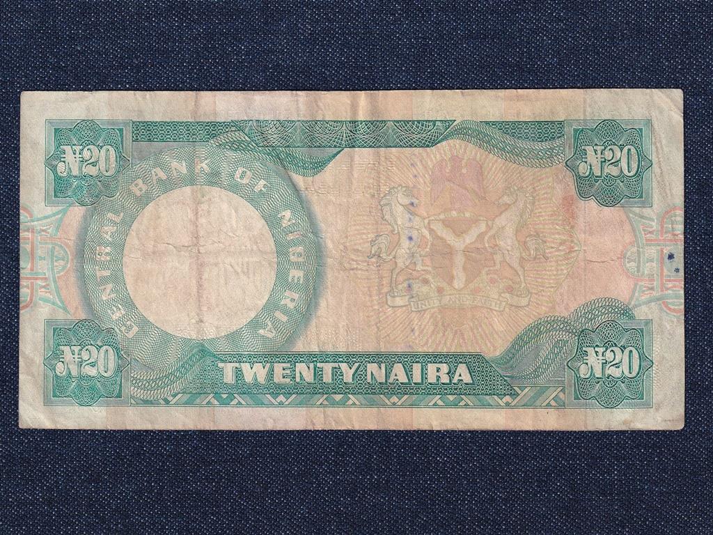 Nig&eacute;ria 20 naira bankjegy