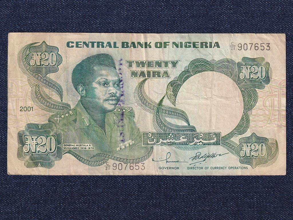 Nig&eacute;ria 20 naira bankjegy