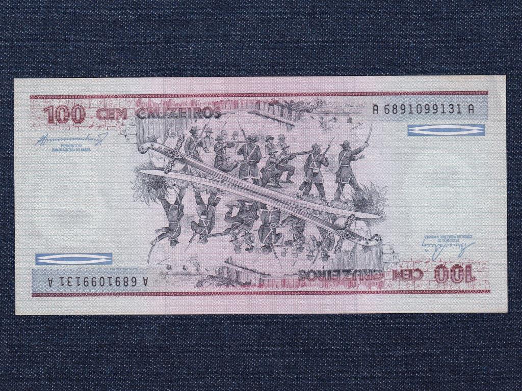 Braz&iacute;lia Brazil Sz&ouml;vets&eacute;gi K&ouml;zt&aacute;rsas&aacute;g (1967-0) 100 Cruzeiro bankjegy