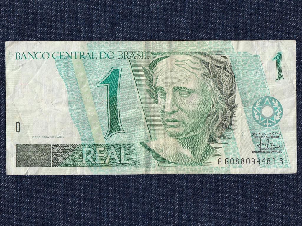 Braz&iacute;lia Brazil Sz&ouml;vets&eacute;gi K&ouml;zt&aacute;rsas&aacute;g (1967-0) 1 Real bankjegy