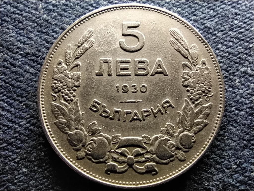 Bulg&aacute;ria III. Borisz (1913-1943) 5 Leva