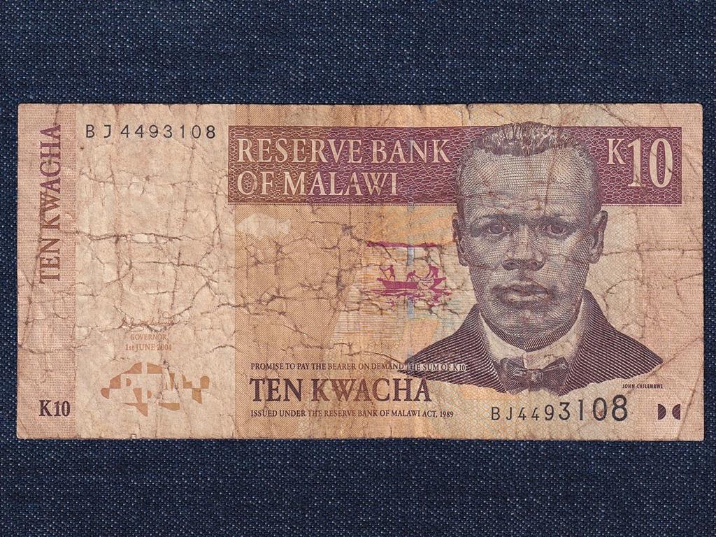 Malawi 10 kwacha bankjegy