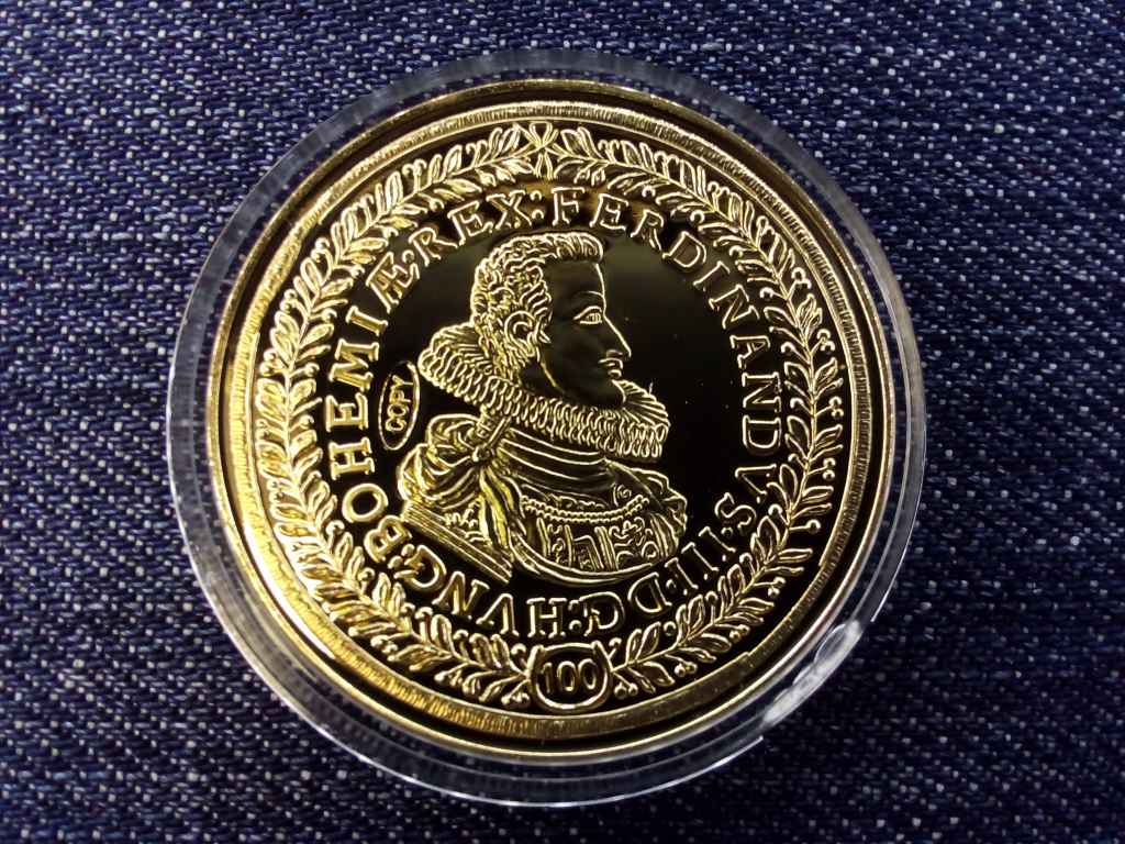 T&ouml;rt&eacute;nelmi aranyp&eacute;nzek ut&aacute;nveretben III. Ferdin&aacute;nd 100 duk&aacute;t, 1629