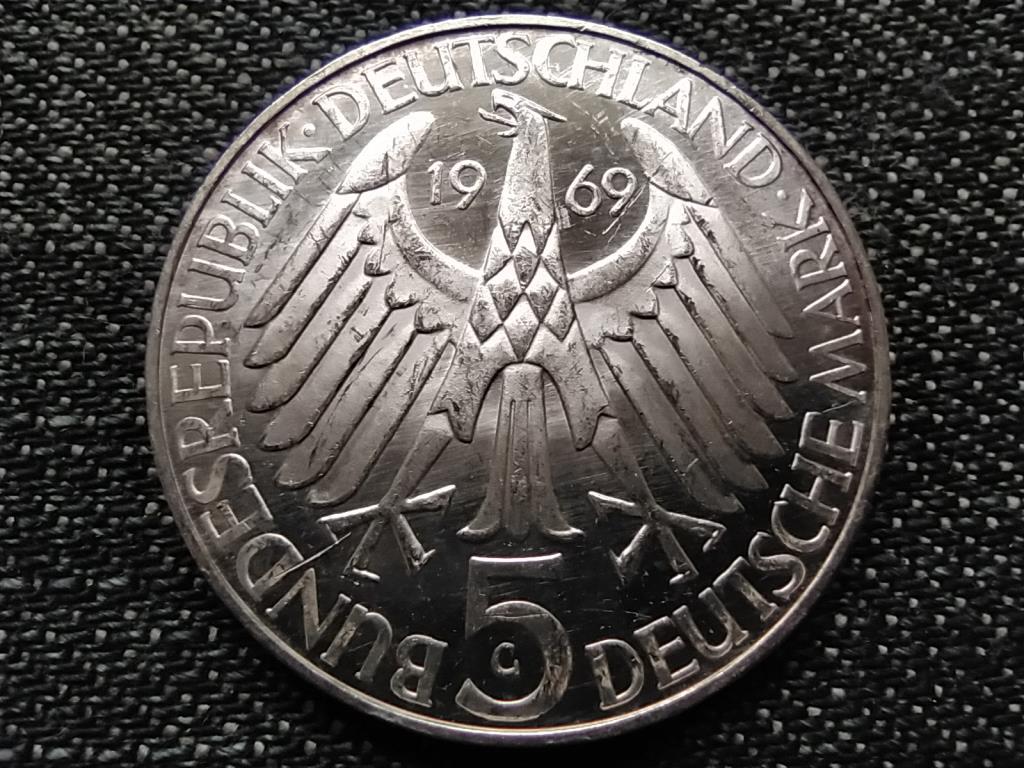 N&eacute;metorsz&aacute;g 150 &eacute;ve sz&uuml;letett Theodor Fontane .625 ez&uuml;st 5 M&aacute;rka