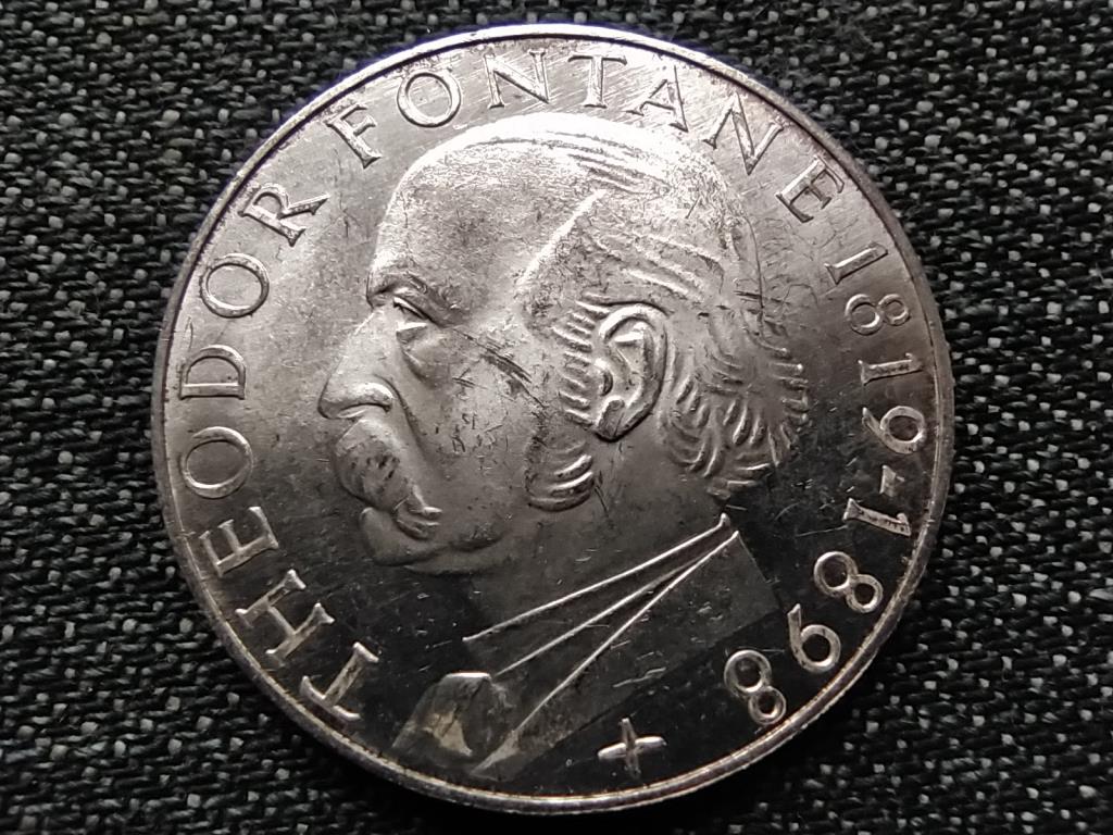 N&eacute;metorsz&aacute;g 150 &eacute;ve sz&uuml;letett Theodor Fontane .625 ez&uuml;st 5 M&aacute;rka