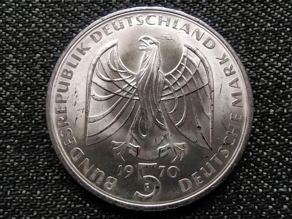 N&eacute;metorsz&aacute;g 200 &eacute;ve sz&uuml;letett Beethoven .625 ez&uuml;st 5 M&aacute;rka