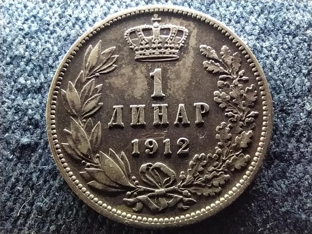 Szerbia I. P&eacute;ter (1903-1918) .835 ez&uuml;st 1 d&iacute;n&aacute;r