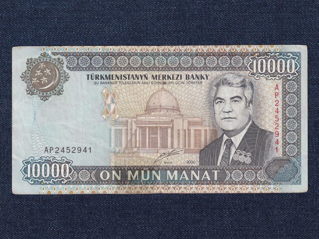 T&uuml;rkmeniszt&aacute;n 10000 manat bankjegy