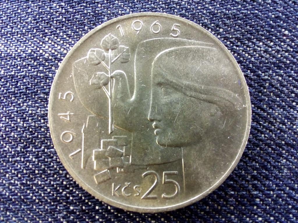 Csehszlov&aacute;kia A felszabadul&aacute;s 20. &eacute;vfordul&oacute;ja .500 ez&uuml;st 25 Korona