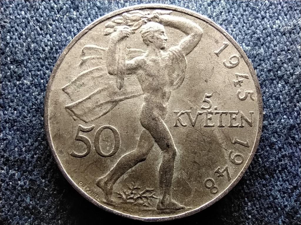 Csehszlov&aacute;kia 3 &eacute;ves a Pr&aacute;gai tavasz felkel&eacute;s .500 ez&uuml;st 50 Korona