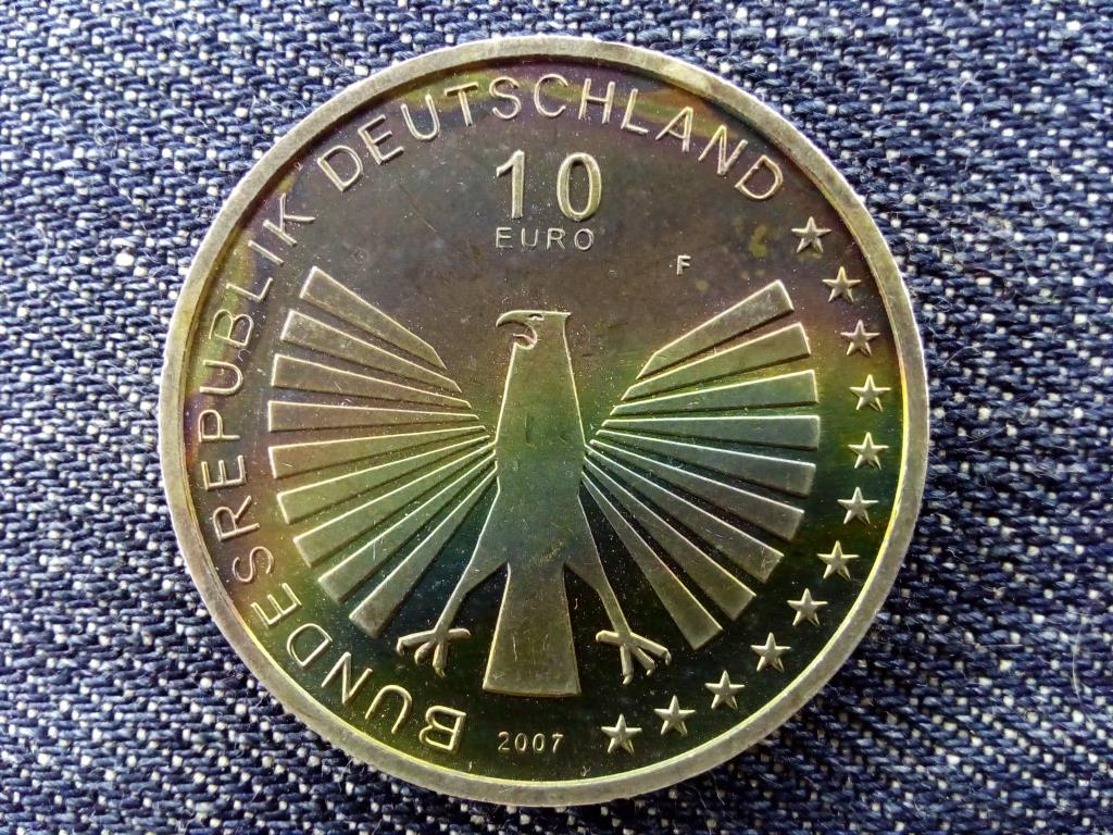 N&eacute;metorsz&aacute;g 50 &eacute;ves a R&oacute;mai Szerződ&eacute;s .925 ez&uuml;st 10 Euro
