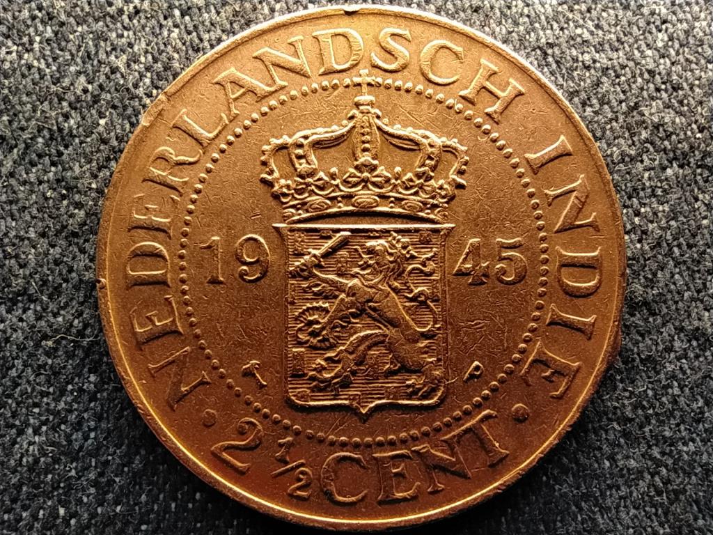 Holland Kelet India I. Vilma (1890-1948) 2 1/2 Cent