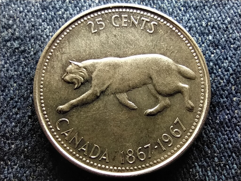Kanada 100 &eacute;ves Kanada .800 ez&uuml;st 25 Cent