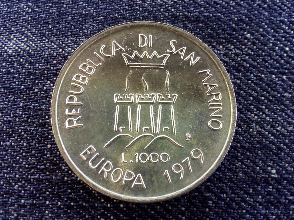 San Marino Eur&oacute;pai Egys&eacute;g .835 ez&uuml;st 1000 L&iacute;ra