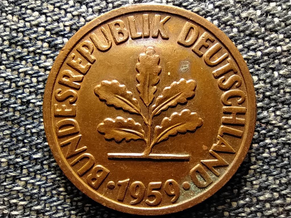 N&eacute;metorsz&aacute;g NSZK (1949-1990) 2 Pfennig