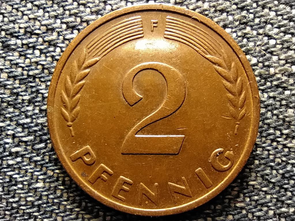 N&eacute;metorsz&aacute;g NSZK (1949-1990) 2 Pfennig