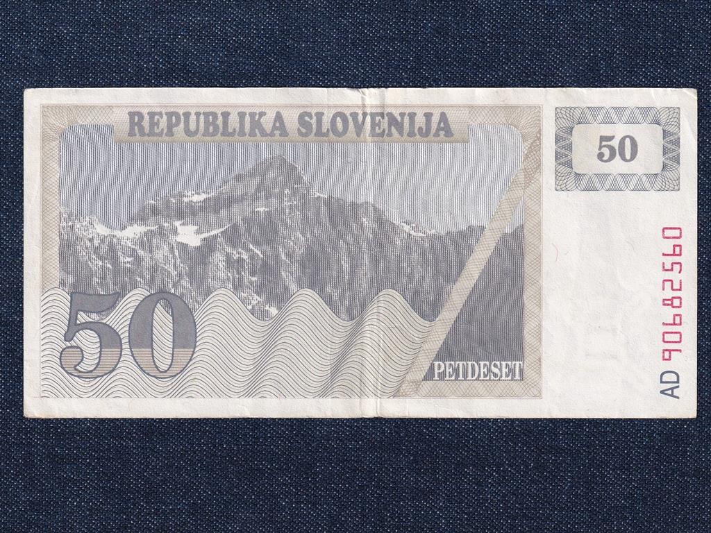 Szlov&eacute;nia 50 tolar bankjegy