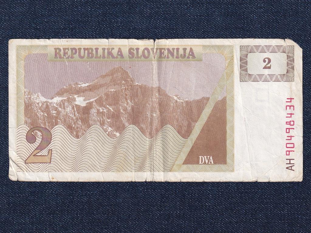 Szlov&eacute;nia 2 tolar bankjegy
