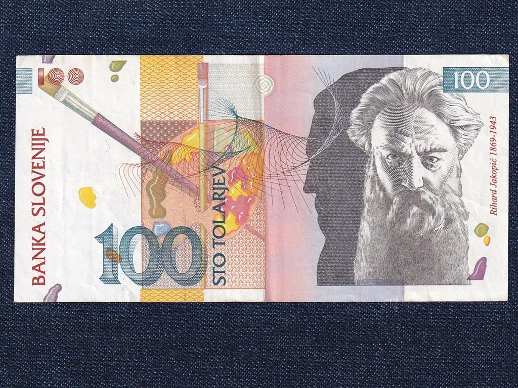 Szlov&eacute;nia 100 tolar bankjegy